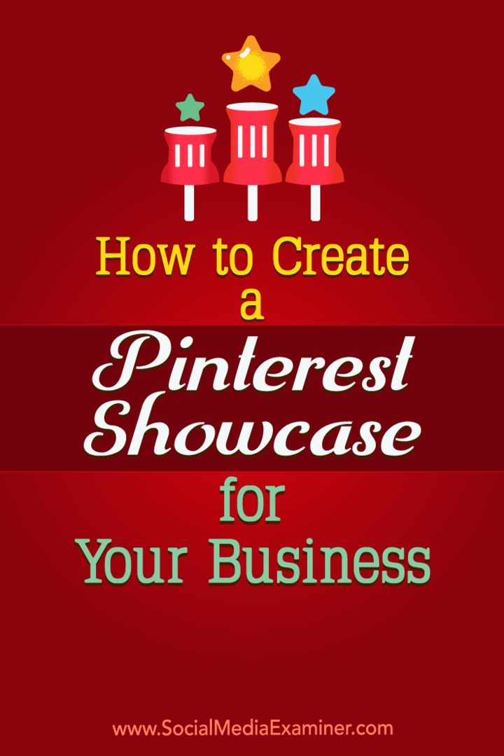Hogyan készítsünk Pinterest bemutatót vállalkozásához Kristi Hines a Social Media Examiner webhelyen.