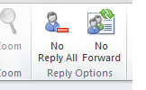 Az összes válaszadás megakadályozása az Outlook 2010 programban
