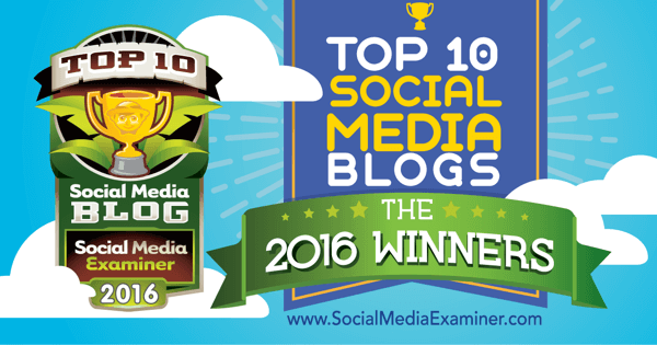 2016-os tíz közösségi média blogverseny
