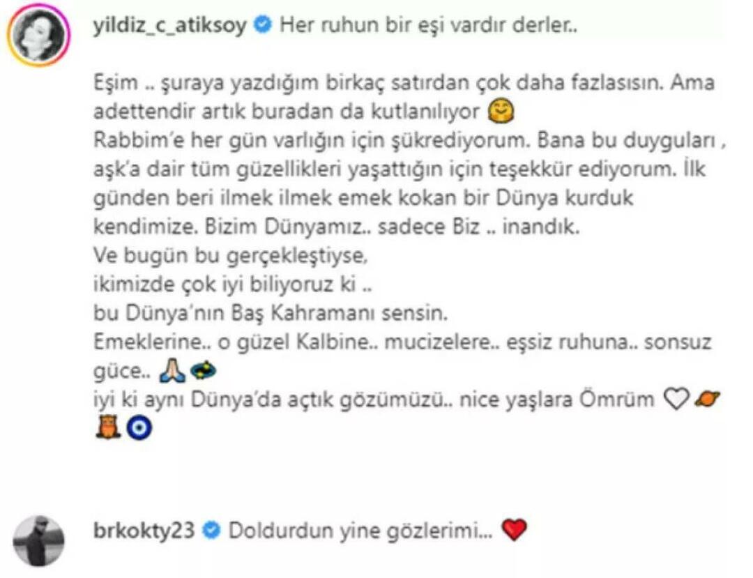 Így ünnepelte Yıldız Çağrı Atiksoy Berk Oktay születésnapját
