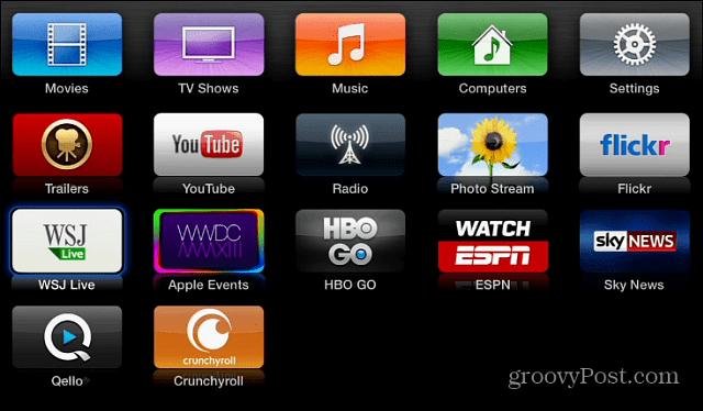 Új csatornaalkalmazások Apple TV