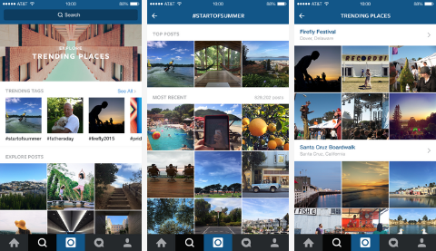 Az Instagram bemutat egy új keresési és felfedezési funkciót