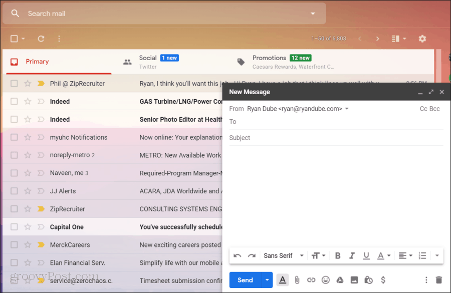 A Gmail használata a GSuite-ban