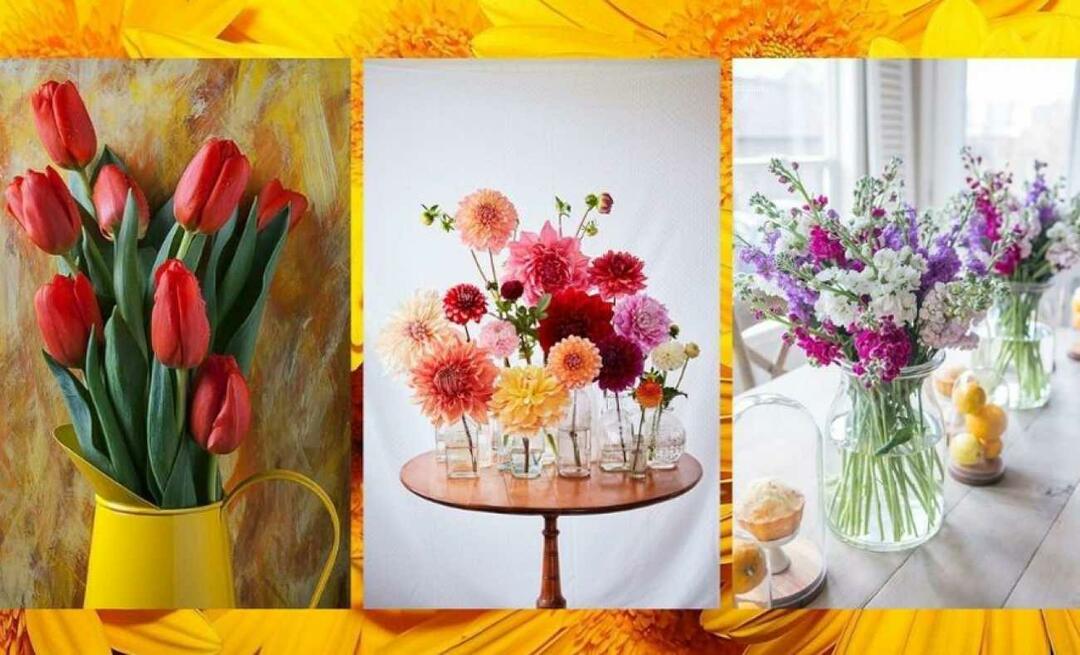 Hogyan használjuk a virágokat a lakberendezésben? Hogyan készítsünk virágdíszt?