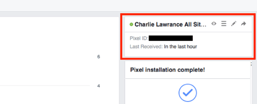 Keresse meg pixelazonosítóját a Facebook Ads Manager-ben.