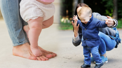 Mennyire könnyű járni a babákat? Miért járnak a babák későn? Gyalogos tünetek csecsemőknél
