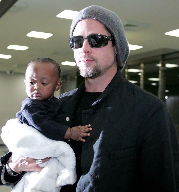 brad pitt és a kis zahara