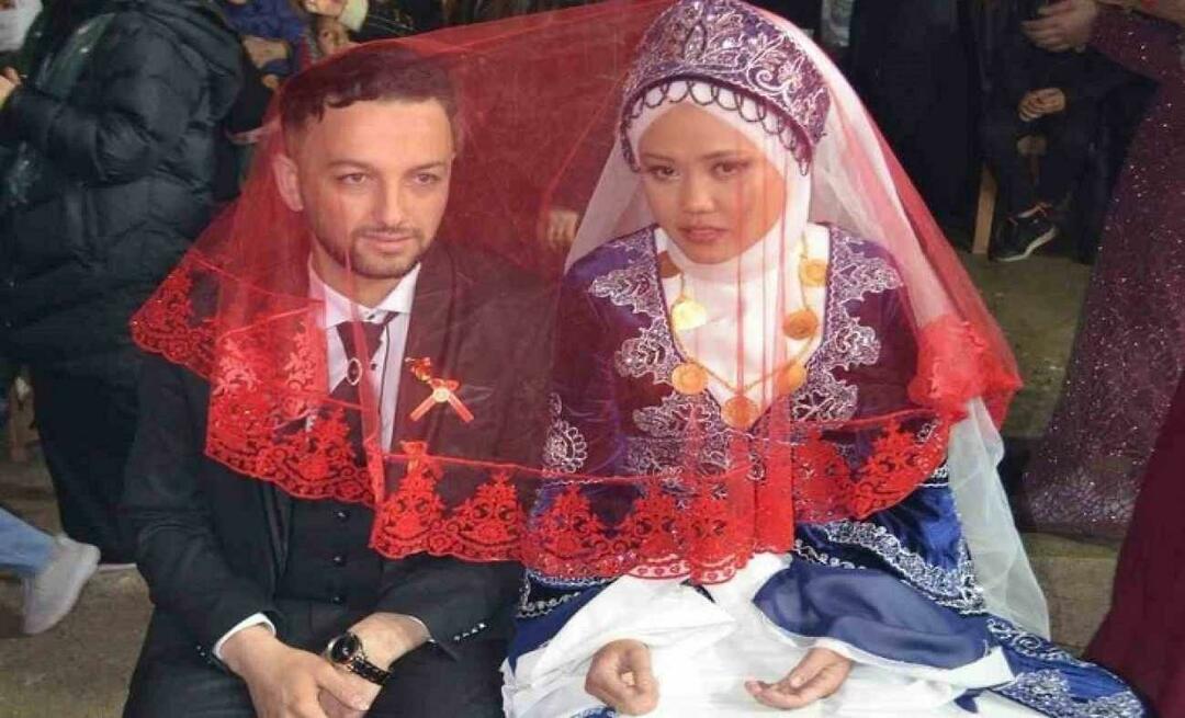 Egy menyasszony érkezett Denizlibe Indonéziából a közösségi médiában megismert török ​​fiatalemberért