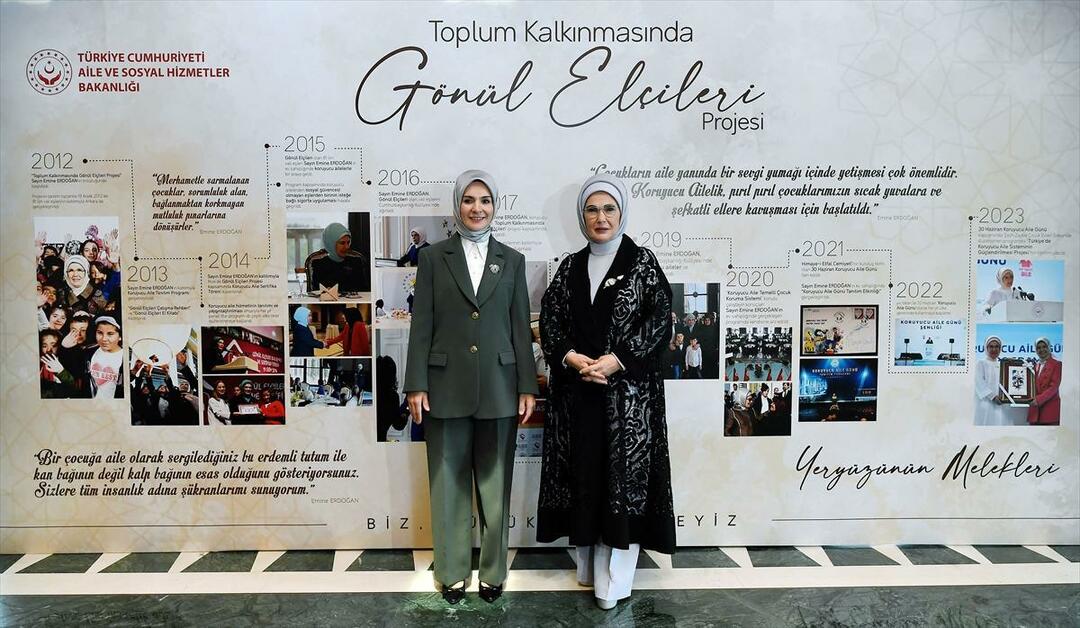 Emine Erdoğan az Önkéntes Nagykövetek a Közösségfejlesztési Programban!