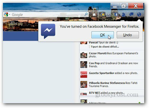 facebook messenger Firefox értesítéshez