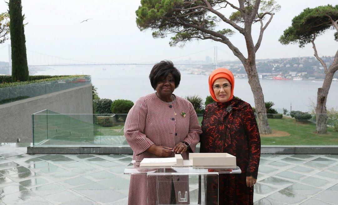Erdoğan First Lady találkozott a Mozambiki Köztársaság elnökének feleségével!