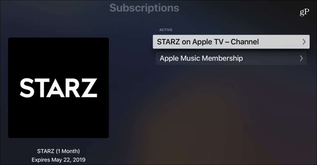 Csatorna előfizetés visszavonása Apple TV