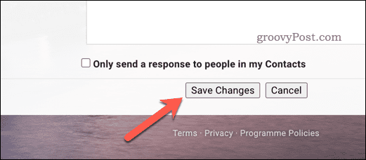 A beállítások módosításainak mentése a Gmailben