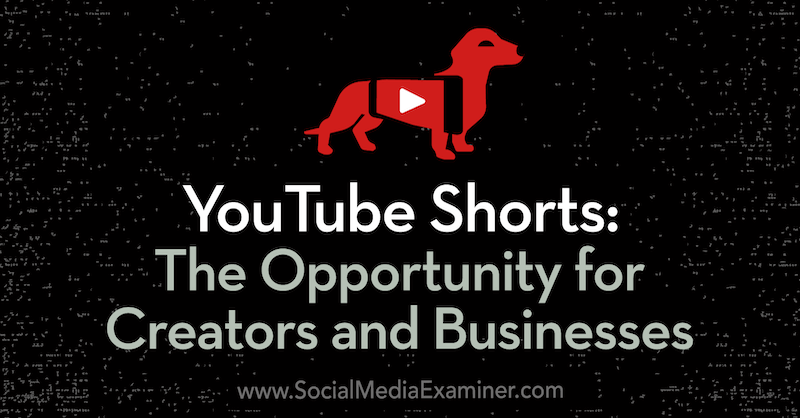 YouTube rövidfilmek: Az alkotók és a vállalkozások lehetősége a Derral Eves betekintéseivel a Social Media Marketing Podcaston.