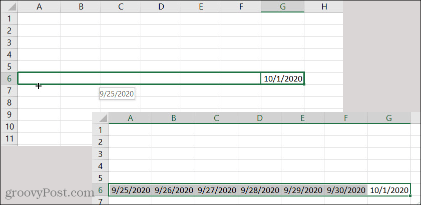 Excel automatikus kitöltési dátum visszafelé