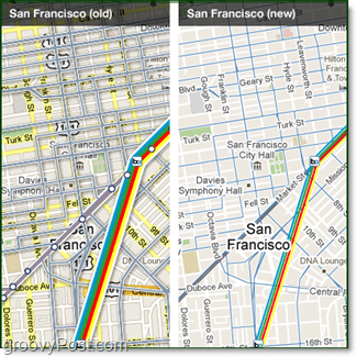 google transzfer térképek összehasonlítása