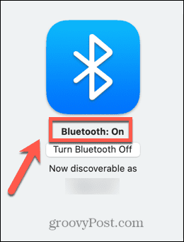 mac bluetooth bekapcsolva