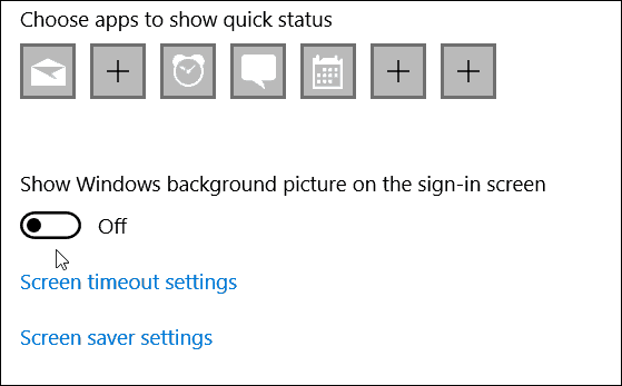kapcsolja ki a Windows háttérbejelentkezési képernyőt