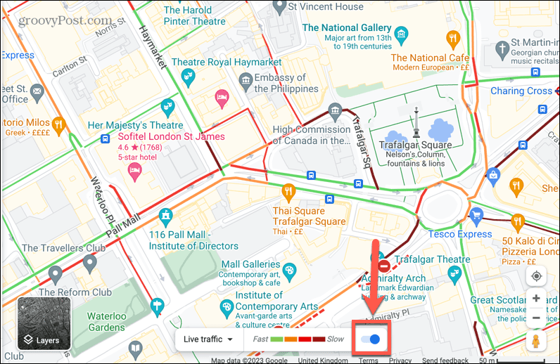 google maps élő forgalom kapcsoló