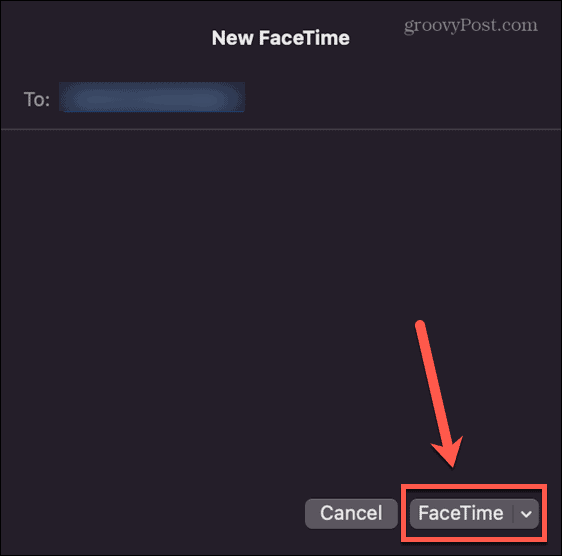 indítsa el a facetime hívást a Mac-en