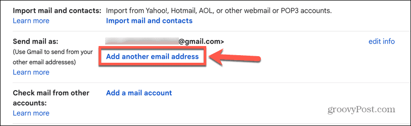 gmail adj hozzá egy másik e-mail címet