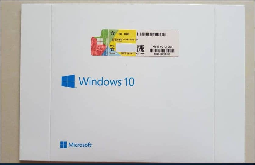 OEM System Builder Windows 10 termékkulcs
