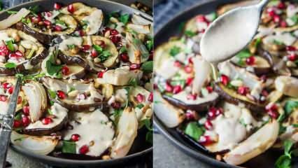 Mit főzhetek padlizsánnal? Padlizsán saláta recept tahinival! Ujjcsípős padlizsánétel
