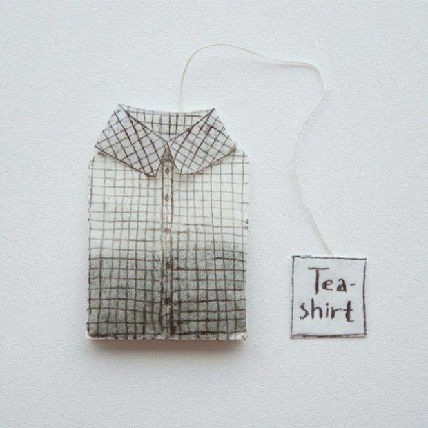 Tea táskák ingekből