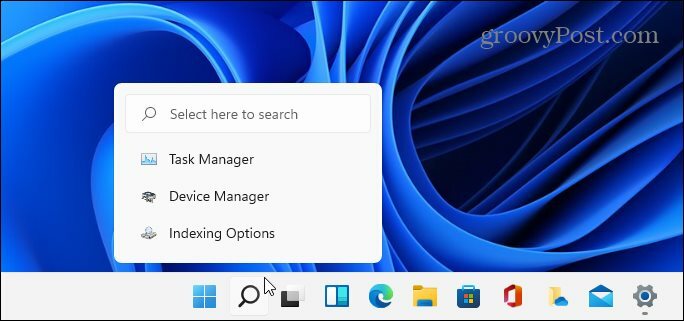 Keresés ikon Windows 11