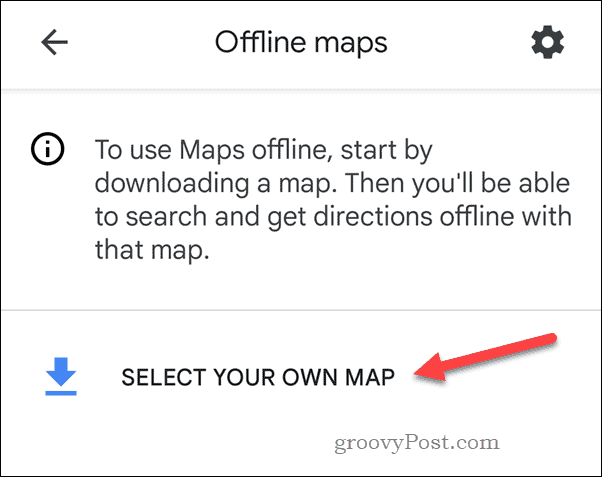 Offline Google Maps térkép készítése