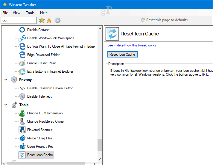 A megszakadt vagy hiányzó ikonok és bélyegképek javítása a Windows 10 rendszerben