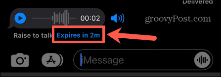 iphone üzenetek lejárnak