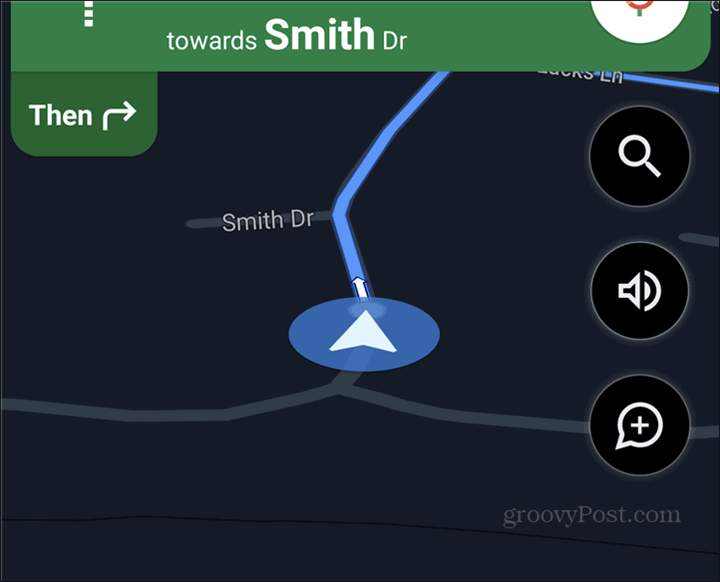 A Google Maps autószimbólumával navigálhat