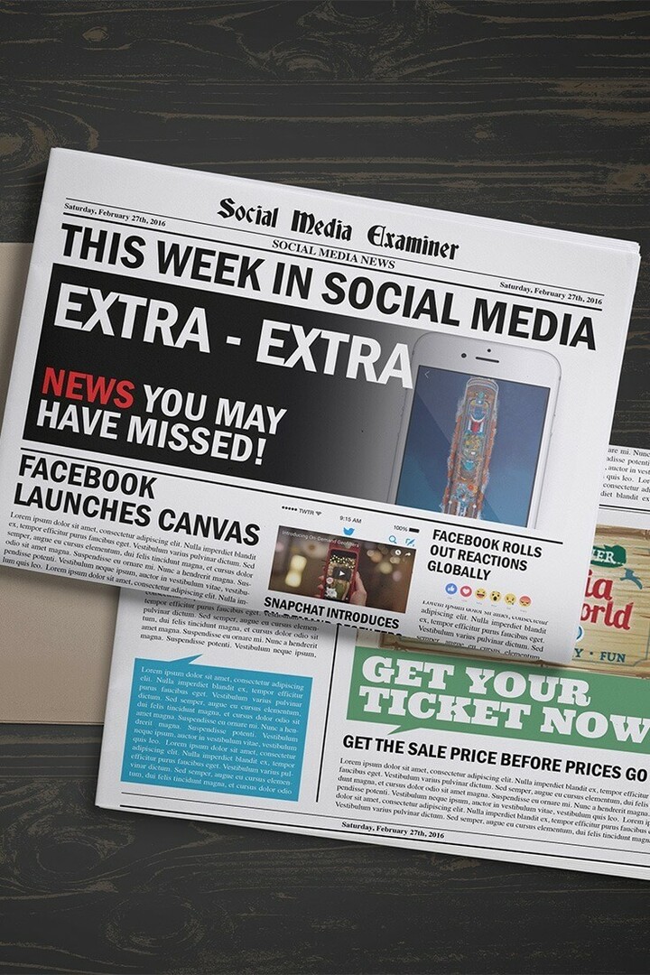 A Facebook elindítja a Canvas-t: Ezen a héten a közösségi médiában: Social Media Examiner