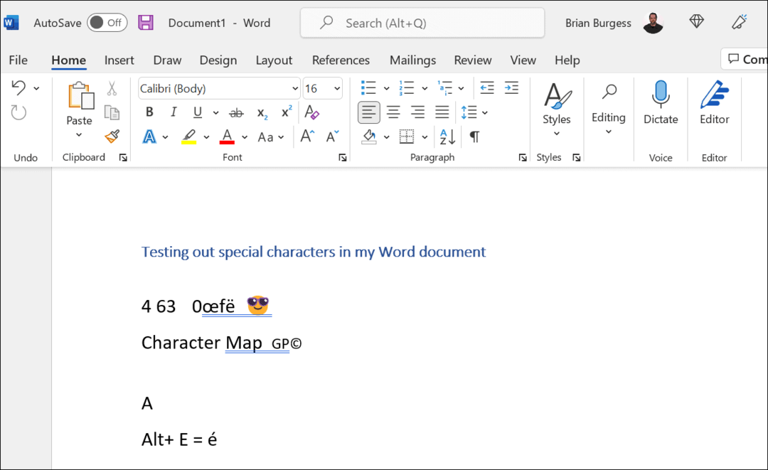 írjon be speciális karaktereket a Windows 11 rendszerben