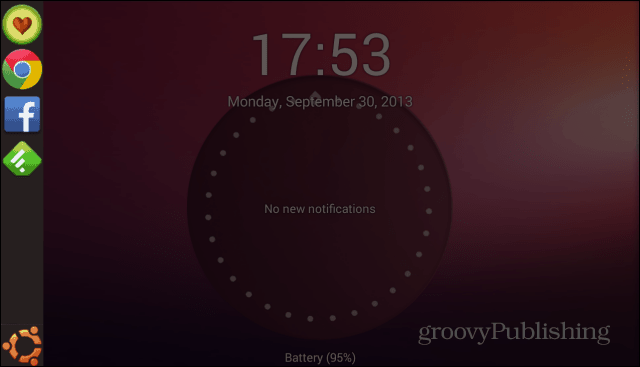 Ubuntu Lockscreen oldalsáv