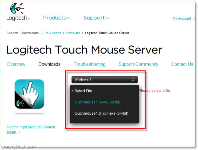 logitech touch egér letöltés a számítógéphez