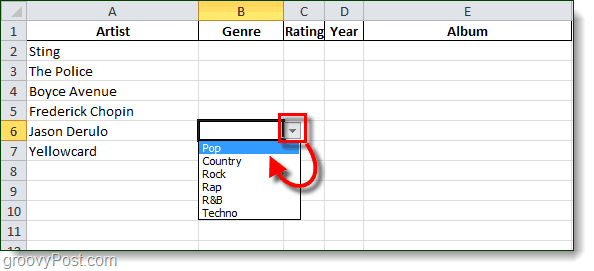 az adatok validálása az Excel 2010-ben