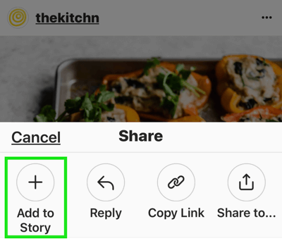 Hozzon létre erős, vonzó Instagram-történeteket, lehetőséget, hogy Instagram-bejegyzést adjon hozzá egy történethez