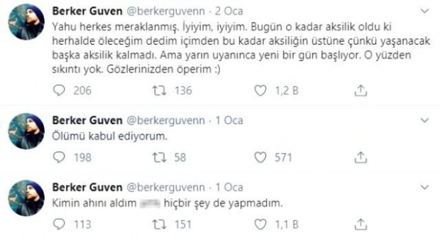 Berker Güvennek félelmetes pillanata volt az "Elfogadom a halált" feljegyzéstel