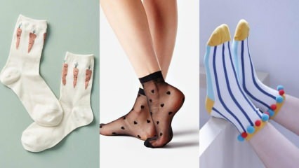 Hogyan kell viselni mintás zoknit? A szezon trendmintás zokni