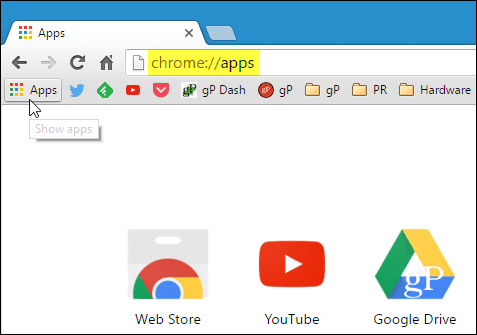 Indítsa el a Chrome Apps alkalmazást