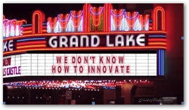 nem tudjuk, hogyan kell innoválni