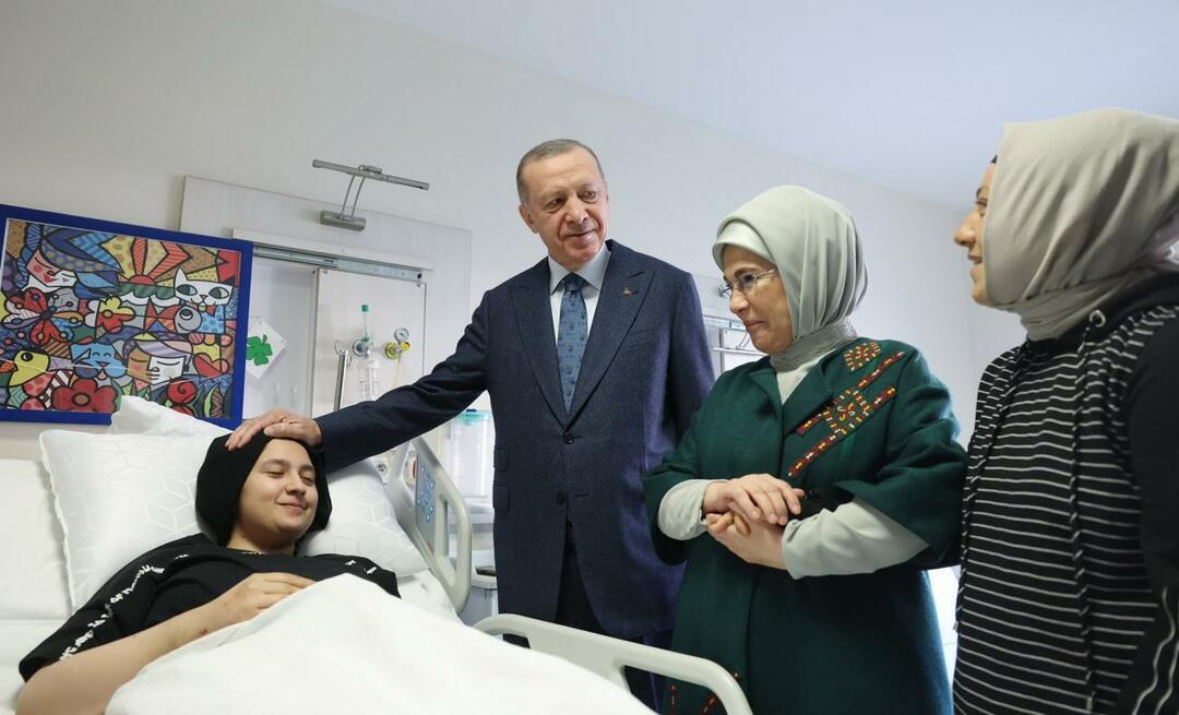 Erdoğan elnök és felesége, Emine Erdoğan találkozott a katasztrófa gyermekeivel
