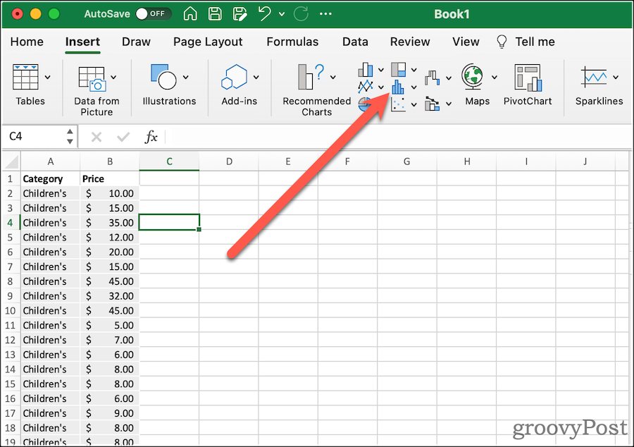 Hogyan készítsünk egy doboz diagramot az Excelben