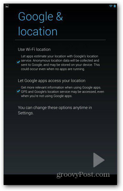 Nexus 7 felhasználói fiókok - Google Hely