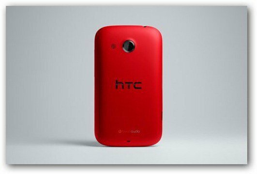HTC Desire C - piros