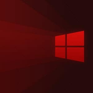 Windows 10 logó piros