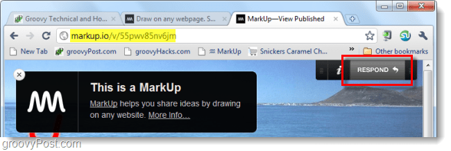 működjön együtt a képernyőképeken a markup.io használatával