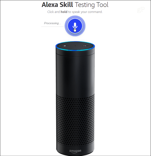 Alexa ügyességi tesztelő eszköz